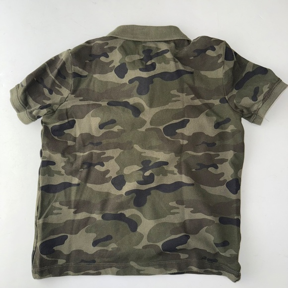 OLD NAVY Boys Small 6-7 2pc Pique Short Sleeve Polo Bundle Camo Blue QQ11 - Picture 5 of 5